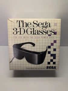 Sega 3-D Glasses SMS Sega Master System TESTED USA RELEASE IN BOX LOOK! - Picture 1 of 21