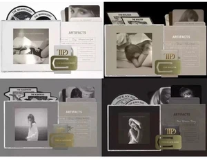 NEW SEALED SET OF 4 Taylor Swift TORTURED POETS COLLECTORS DELUXE CD BOX SETS - Picture 1 of 15