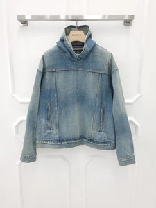 Balenciaga Pullover Denim Anorak Jacket L 119364323 - Picture 1 of 9