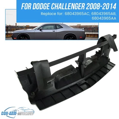 For 2008-2014 DODGE CHALLENGER FRONT BUMPER FASCIA SUPPORT NEW BLACK 09 10 11 12 Foto 1 de 4
