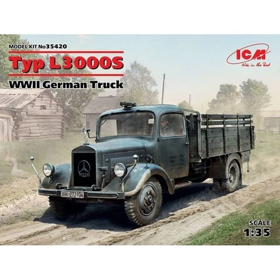 Modello Camion Tipo L3000S WWII Camion Tedesco ICM 35420 1/35 Modello Carro - Immagine 1 di 4