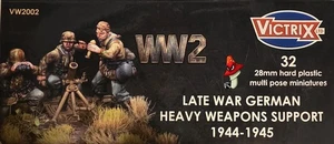 LATE WAR GERMAN HEAVY WEAPONS SUPPORT 1944 - 1945 28mm Victrix WW2 VW2002 - Picture 1 of 15