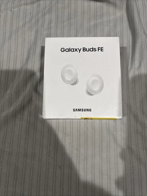 Samsung Galaxy Buds FE Bluetooth Earbuds (SM-R400NZWAXAR) - White - New Sealed - Image 1 of 3