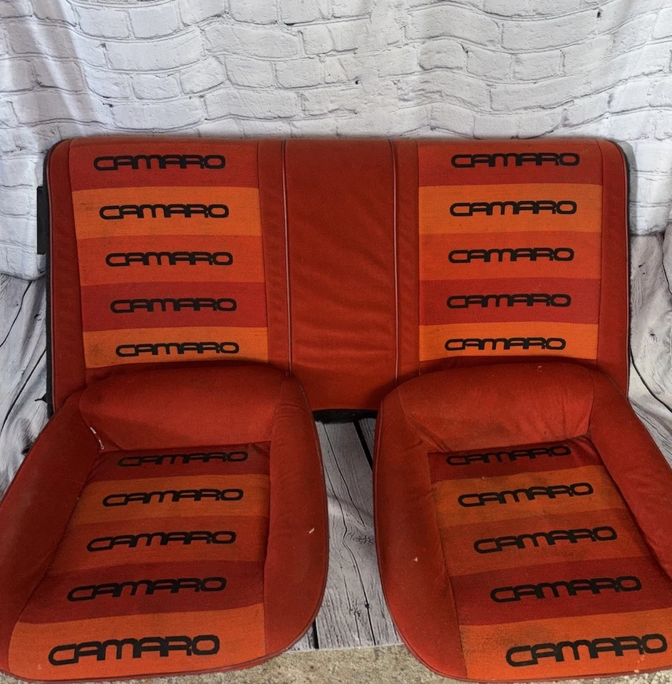 1983 1984 1985 1986 Chevrolet Camaro Rear Seats Z28 IROC Lear Siegler - Image 1 of 4