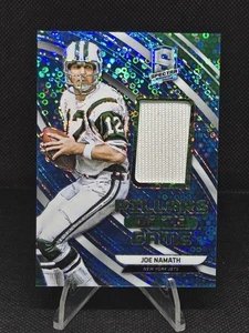 Panini Spectra-Joe Namath 2019 #PG-1 Pillars of the Game azul neón Prizm SP/99 - Imagen 1 de 3