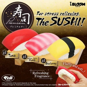 iBloom Squishy Premium Sushi Chutoro Kawaii Soft Scented Stress Relief - Afbeelding 1 van 3