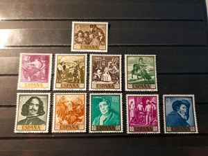 Spanien 🇪🇸 Briefmarken 1959 Diego Rodriguez De Silva Velazquez. Komplettsatz.MNH - Bild 1 von 1