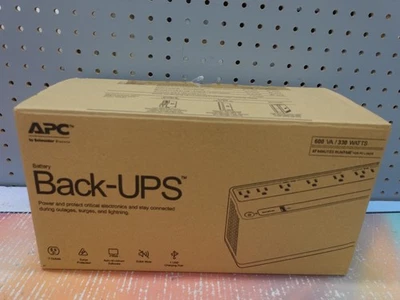 APC BE600M1 600VA 120V Backup Battery Power Supply with 1 USB Charging Port - Image 1 of 4