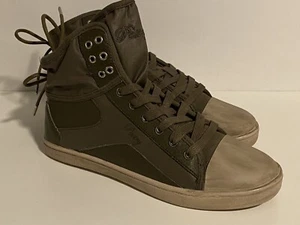 NEW PASTRY Dance Women's Sz 7 Green Sneaker High Tops W/ Sweet Life Charm Soles - Picture 1 of 24