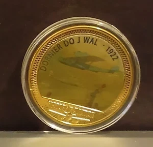 2019 Ltd Ed History of Aviation Aeroplane Medallion - 1922 Dornier Do J Wal - Picture 1 of 4