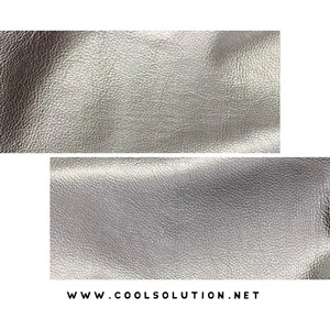 Leather Sheets, Smooth Leather Rio Silver, Cut to Size, Full Grain Leather 1.3mm - Picture 1 of 3