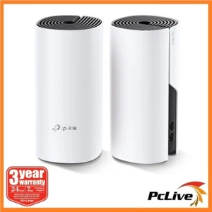 TP-Link Deco M4 2 Pack AC1200 Wireless Dual Band Router WIFI Mesh Range Extender - Picture 1 of 7