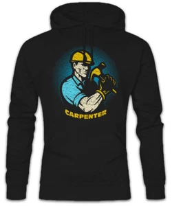 Carpenter Hoodie Kapuzenpullover Carpentry Hammer Schreiner Tischler Schreinerei - Picture 1 of 1