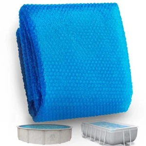 Solarplane Größenauswahl Poolplane Solarfolie Poolabdeckung Poolheizung Heizer - Bild 1 von 28