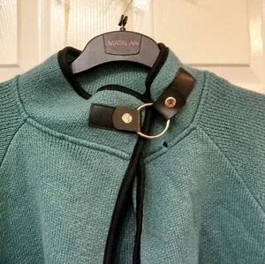 Lamarey Turquoise Brown Cardigan Free Size - Picture 1 of 6