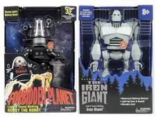 Forbidden Planet Robby Robot & Iron Giant Set Walking Talking Light Up Walmart