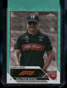 2021 Topps Chrome F1 Valtteri Bottas Green /150 - Picture 1 of 2