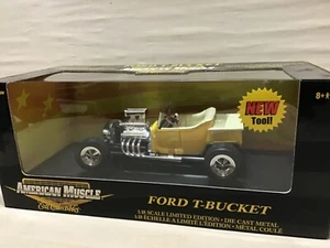 FORD T-BUCKET  YELLOW #36673 ERTL AMERICAN MUSCLE RC2 DIECAST 1/18 L@@k ltd. ed. - Picture 1 of 8