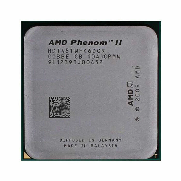 AMD Phenom II X6 1045T CPU Six-Core 2.7GHz 6M 95W Socket AM3 Processor - Image 1 of 2