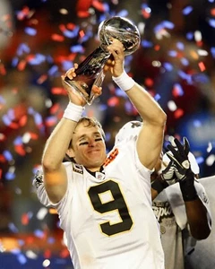 8x10 Photo DREW BREES New Orleans Saints NFL Pro Super Bowl MVP HOF QB - Picture 1 of 1