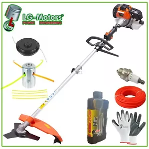 Decespugliatore a scoppio 52 cc tagliabordi bordatore filo lama LG-MOTORS - Foto 1 di 6