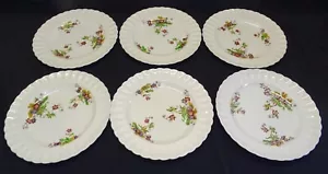 Spode England Wicker Lane 6 Dinner Plates 10 1/4" - Picture 1 of 6