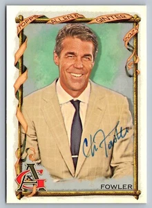 CHRIS FOWLER RC FIRMADO 2023 TOPPS ALLEN & GINTER #254 ESPN SPORTSCASTER AUTOMÁTICO - Imagen 1 de 2