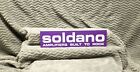Soldano Amplifiers Sticker......NOS ORIGINAL GENUINE