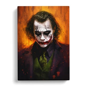 Joker Digital Canvas Wall Art Print Framed Picture Decor Living Room Bedroom - Picture 1 of 4