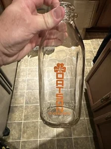 Datson Dairies ACL Quart Milk Bottle Orlando Florida FL - Picture 1 of 8