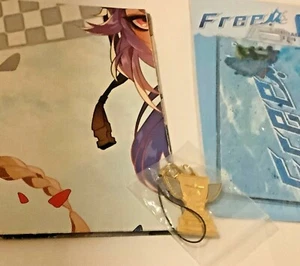 Loot Crate Anime Victory Poster & “Free!” Luggage Tag Plus Trophy Phone Charm - Picture 1 of 4