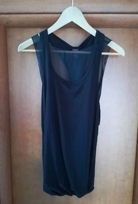 Canottiera Dondup  Seta  silk Donna Pernel Nero Taglia L Occasione Foto 1 de 4