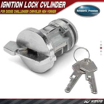 Ignition Lock Cylinder Zamak 5 w/Keys for Dodge Challenger Chrysler New Yorker - Image 1 of 4