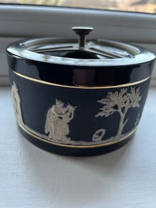 Antiker seltener Wedgwood Behälter mit Deckel oben gemarkt A & N nummeriert - Bild 1 von 16