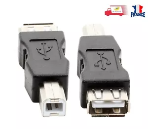 Adaptateur USB A Femelle vers Type B mâle convertisseur imprimante USB 2.0 - Bild 1 von 5