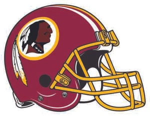 WASHINGTON REDSKINS CASCO Calcomanía / Pegatina de vinilo ** 5 Tallas ** - Imagen 1 de 1