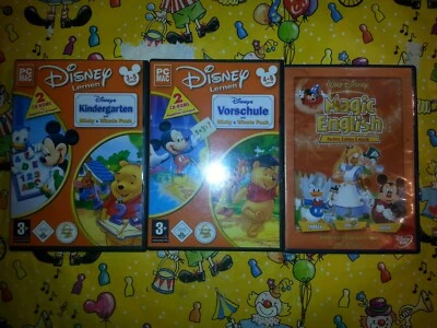 Disney lernen 3* Kindergarten+Vorschule+Englisch lernen DVD-ROM#LB705 - Bild 1 von 2