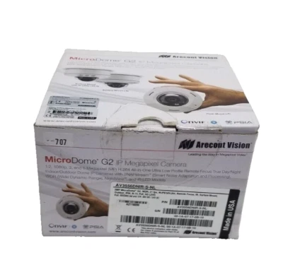 Arecont Vision MicroDome G2 IP Camera 3MP Outdoor Network Dome AV3556DNIR-S-NL - Image 1 of 4