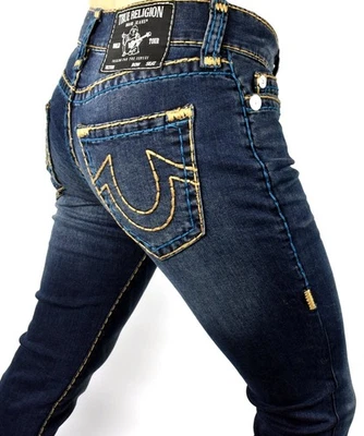 True Religion Men's Rocco Super T Relaxed Skinny Jeans - 107735 Size 36, 38 - Image 1 of 4