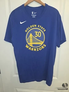 Nike Golden State Warriors NBA Stephen Curry #30 T Shirt Mens Blue XL - Picture 1 of 8
