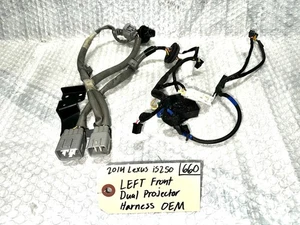 2014-2016 Lexus IS250 IS350 Left Driver Dual LED Headlight Wiring harness OEM - Picture 1 of 14