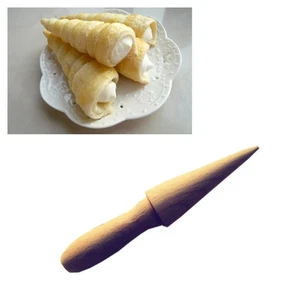 Molde de cono de helado moldeador de gofres Miss conos de madera para hornear - Imagen 1 de 11