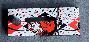 Vintage Halloween Noicemaker Jack-o-Lanten & Witch Metal TIN NOICE MAKER - Picture 1 of 6