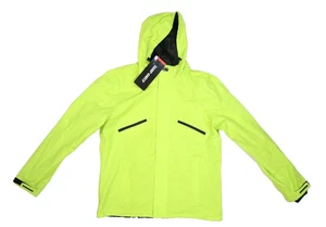 Can-Am BRP Seil Packable Jacket Anorak Bright Green Full Zip Waterproof Adult L - Picture 1 of 3