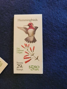 US Scott #BK201 29c HUMMINGBIRDS Booklet of 20 Stamps MNH~ SEALED - Picture 1 of 3