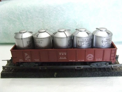 1955-56 AF 916 D&H Tuscan Gondola Delaware & Hudson AMERICAN FLYER S-gauge AFL. - Image 1 of 4