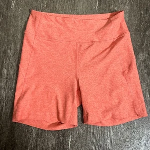 Pantalones Cortos de Calentamiento de tiro alto Outdoor Voices Para Mujer Entrenamiento Atlético - Melocotón S - Imagen 1 de 4