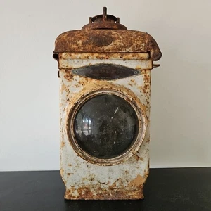 Vintage ADLAKE No 55 Railway Signal Lamp Made In London For Restoration - Picture 1 of 11