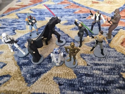 Lot of 10 Star Wars Vintage Applause 3" Solid PVC Figures 1996 - Image 1 of 4