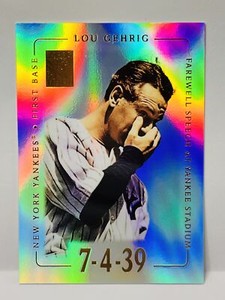 Lou Gehrig 2002 Topps Tribute  #39 New York Yankees